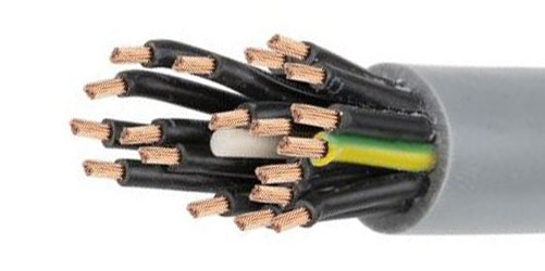 کابل کنترل افشان NYSLY با هادی‌های مسی انعطاف‌پذیر، عایق PVC با رنگ‌های متنوع، و روکش طوسی، مناسب برای سیستم‌های اتوماسیون صنعتی و نصب در مسیرهای پیچیده است.