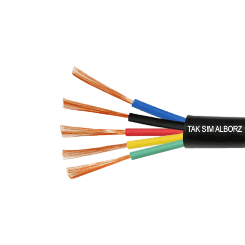 کابل افشان سبک: انعطاف‌پذیر، مناسب برای مصارف خانگی و الکتریکی سبک.
